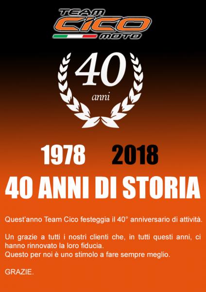 Team Cico festeggia 40 anni di attività